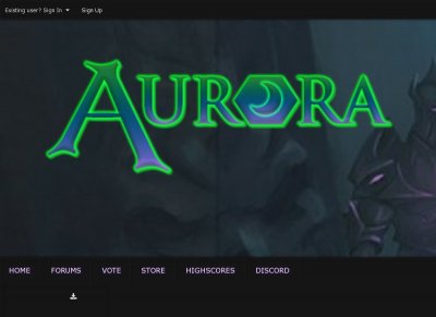 AuroraPS -  20 players - Frequent Updates  Raids  Inferno  100 Achievements 