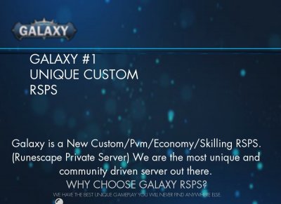 GALAXY RSPS - Worlds fastest growing RSPS