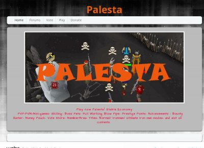 Palesta-Stable Economy Lots of content!