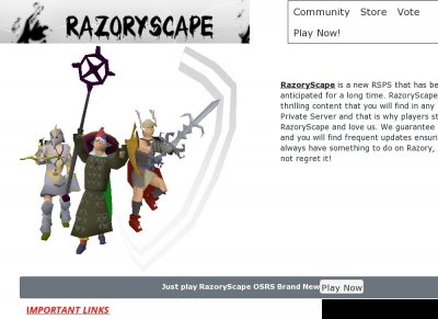 RazoryScape Brand new Server