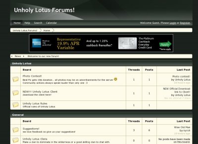 UNHOLY LOTUS 317 VPS HOSTED