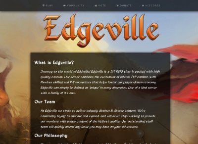 Edgeville - 11th August Release