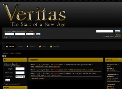 Veritas - The start of a New Age