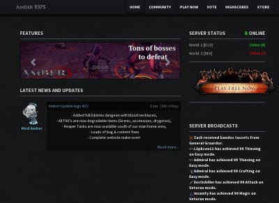 Amber RSPS - The most advanced RS3 server