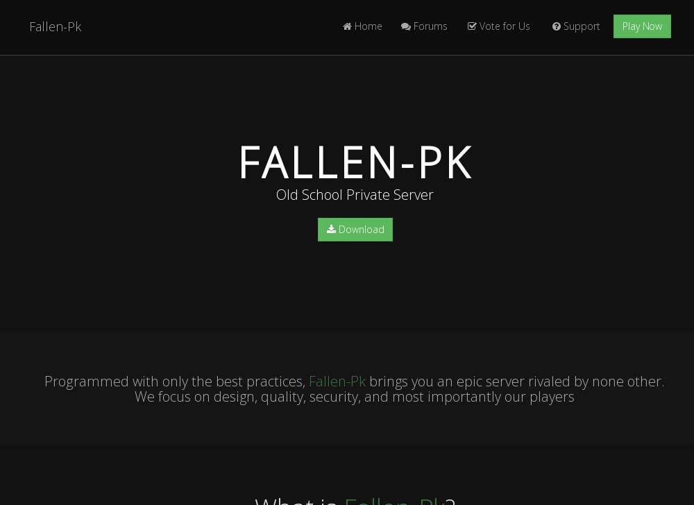 Fallen-Pk - Great Eco - 317 server - Every skill & all bosses