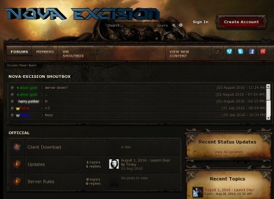 Nova Excision 718/742 Economy Based/ Our Own minigame!