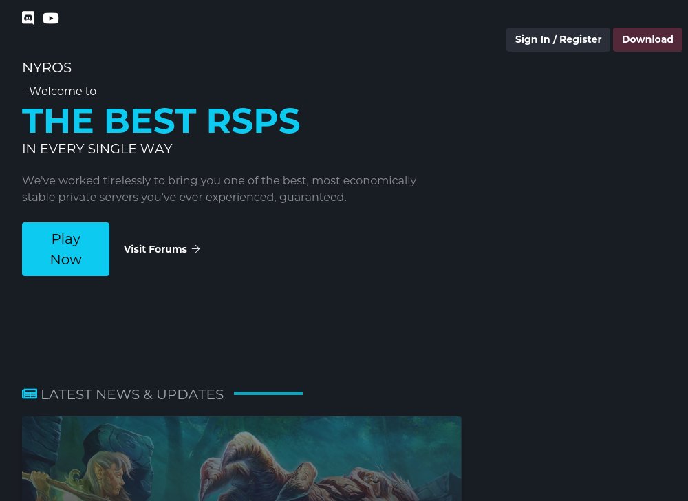 Nyros.io - 100+ Players - #1 Custom RSPS