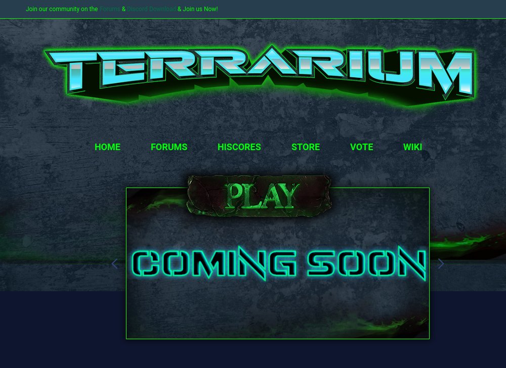 Terrarium Coming Soon!